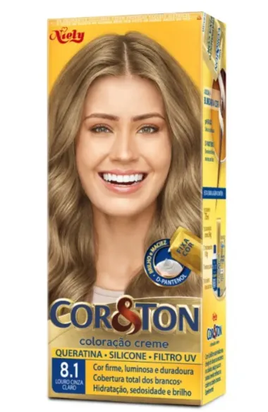 TINT.COR E TON 8.1 LOURO CINZA CLARO UN