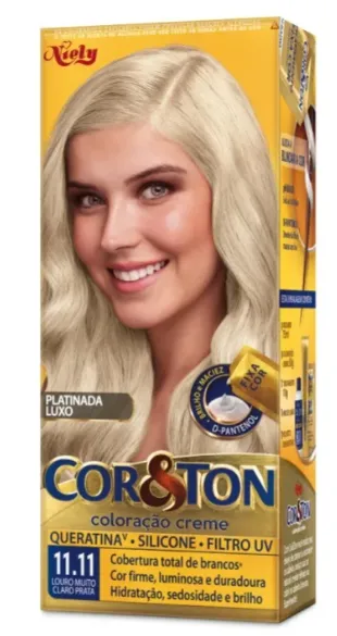 TINTA COR E TON 11.11 LOURO MUITO CLARO PRATA