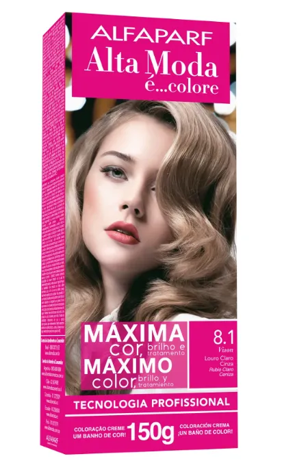 TINTA ALTA MODA 8.1 LOURO CLARO CINZA