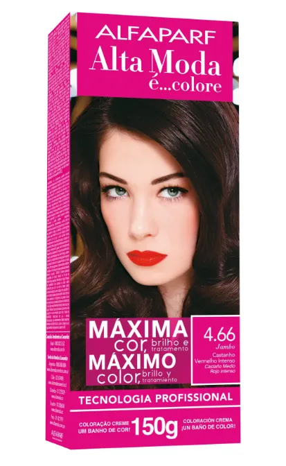 TINTA ALTA MODA 4.66 CASTANHO MEDIO VERMELHO INTENSO
