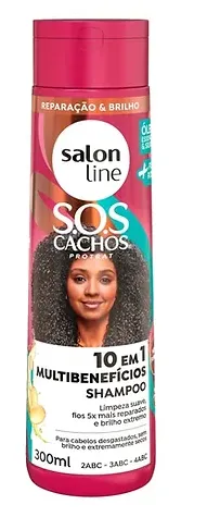CONDICIONADOR SALON LINE S.O.S CACHOS + PODEROSOS 300ML