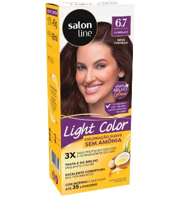 Coloração Salon Line Light Color Profissional 6.7 Chocolate