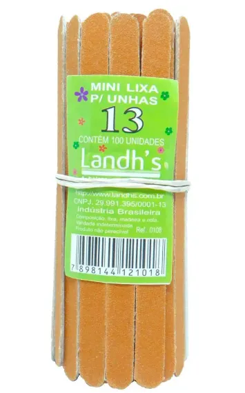 MINI LIXA LANDHS UNHAS 108 13 100 Q100