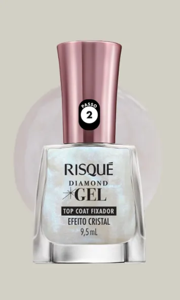 ESMALTE RISQUE D.GEL DIAMOND CRISTAL 9.5