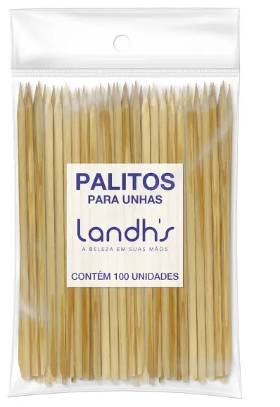 PALITO LANDHS PARA UNHAS 100 UNIDADES 201 13 Q100