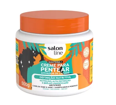 CREME PARA PENTEAR SALON LINE DEFINICAO NUTRITIVA 500G