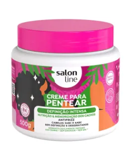 CREME PARA PENTEAR SALON LINE DEFINICAO INTENSA 500G
