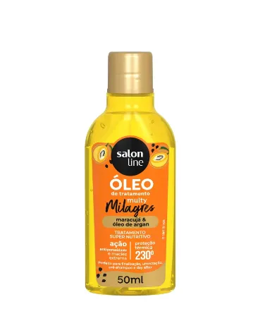 OLEO REPARADOR SALON LINE CACHOS DOS SONHOS MULTY MARAVILHAS MARACUJA 50ML