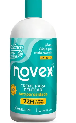 CREME PARA PENTEAR NOVEX CACHOS MEGA VOLUME 1L