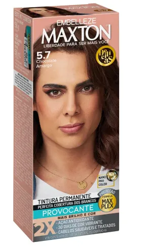 TINTA MAXTON PRATICA 5.7 CHOCOLATE AMARGO