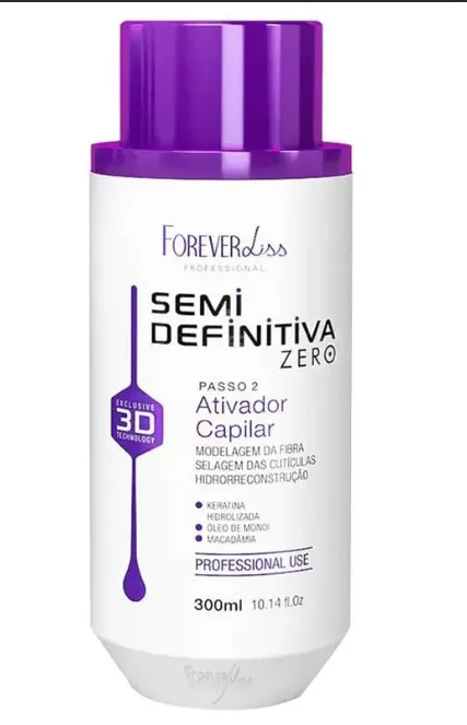 ATIVADOR FOREVER LISS SEMI DEFINITIVA 300ML