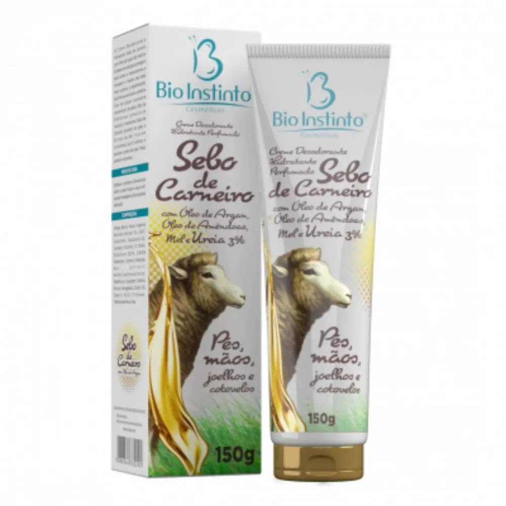 Sebo de Carneiro com Óleo de Argan Bio Instinto 150g