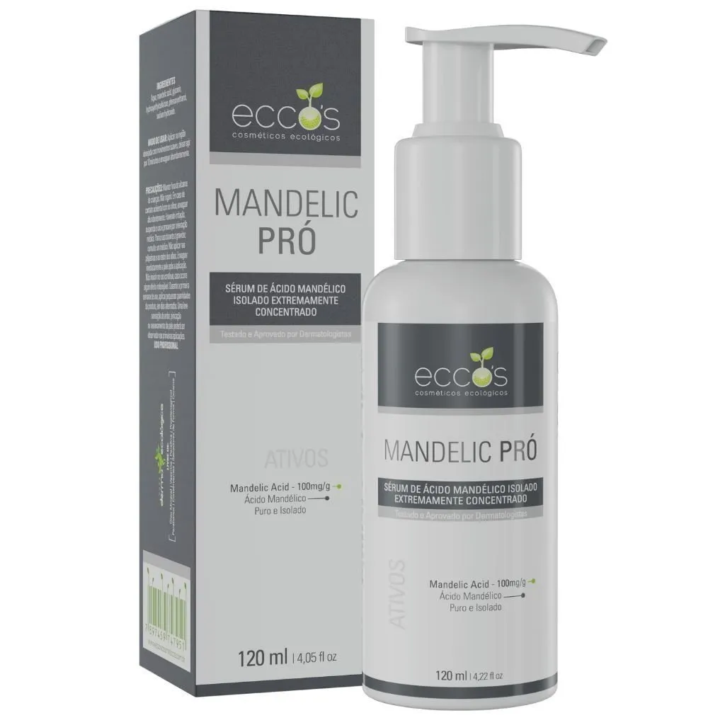Sérum de Ácidos Mandélico Puro Mandelic Pró Eccos 120ml