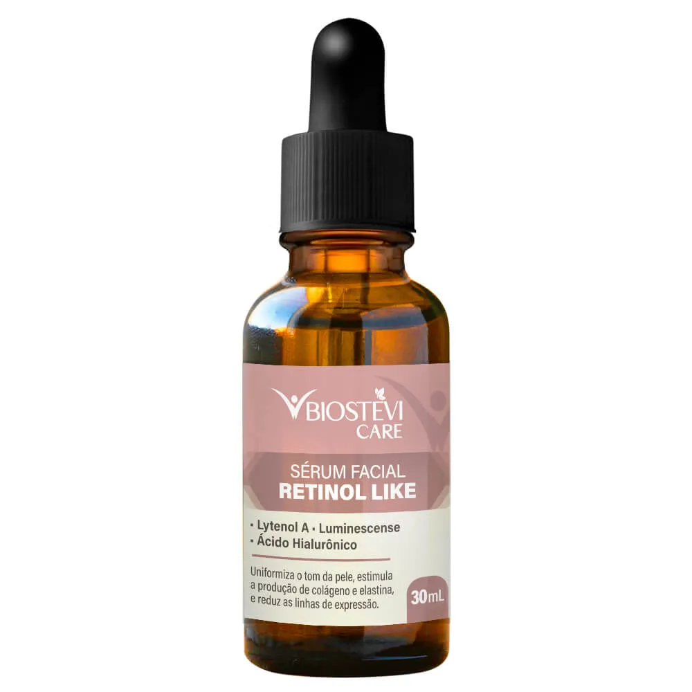 Sérum Retinol Like com Ácido Hialurônico e Vitamina C 30ml