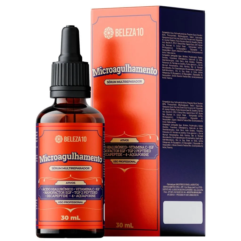 Sérum para Microagulhamento Profissional 30ml Beleza10