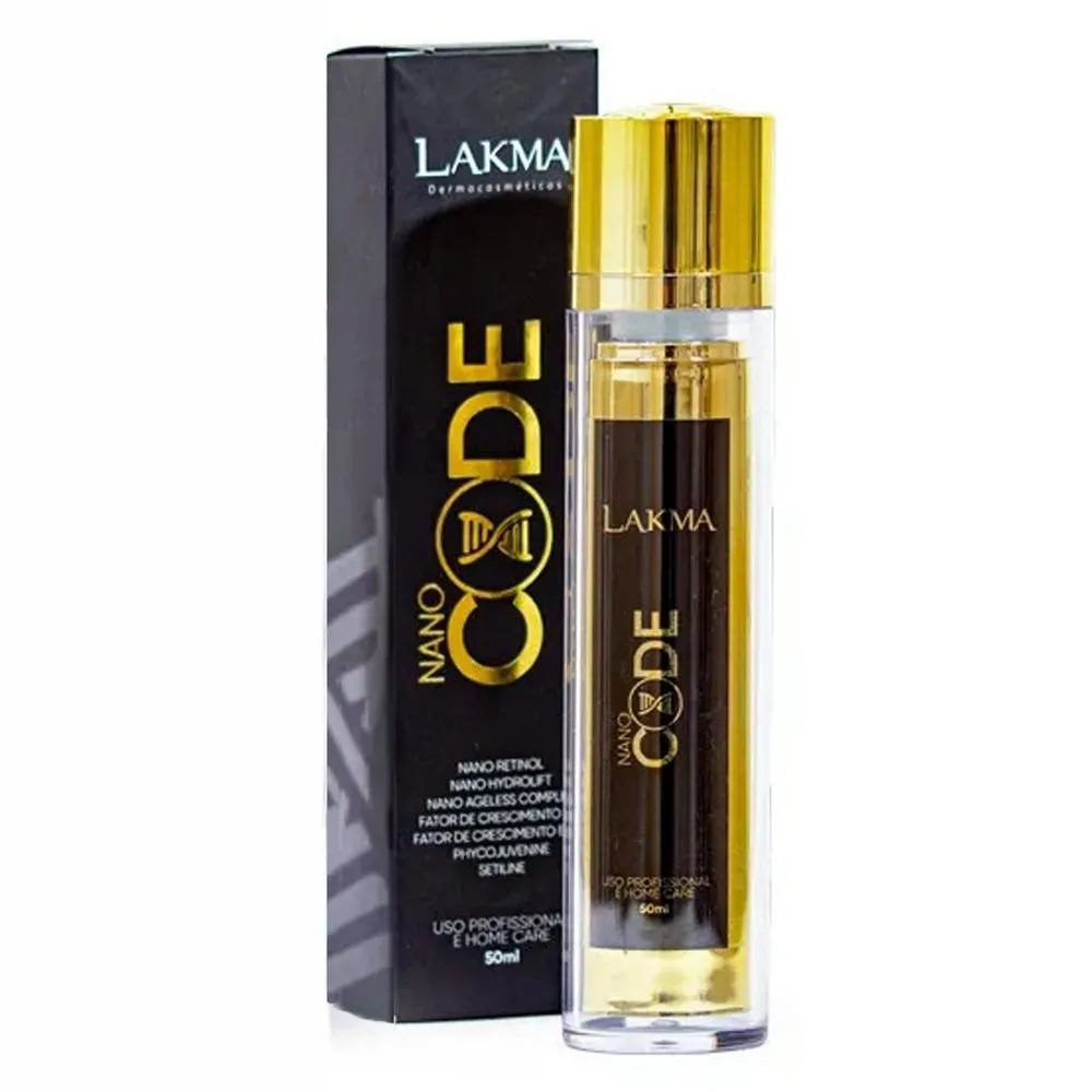 Sérum Rejuvenescedor Nano Code Lakma 50ml – Antissinais e Firmador Facial