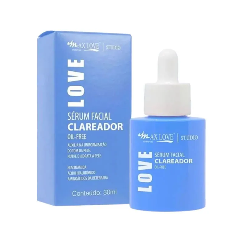 Sérum Clareador Azul 30ml Max Love (Nova Embalagem)