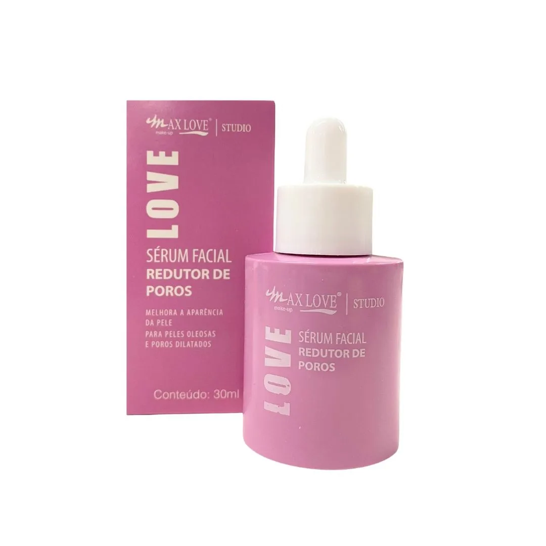 Sérum Facial Redutor de Poros 30ml Max Love