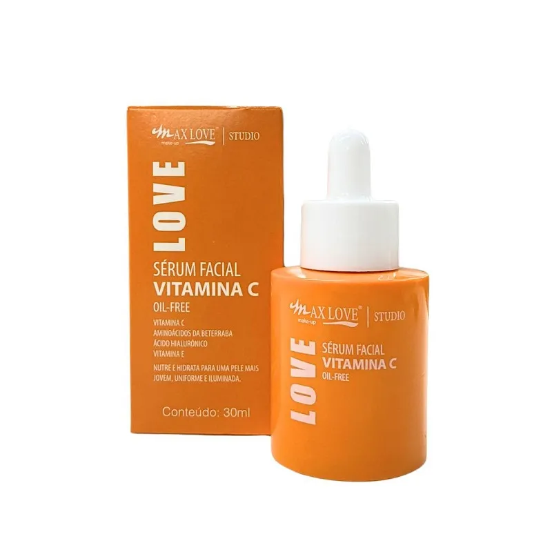 Sérum Facial Vitamina C Oil Free 30ml Max Love (Nova Embalagem)