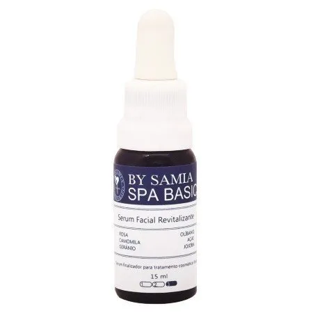 Serum Facial Revitalizante - Rosas e Açaí - By Samia - Frasco de 15ml