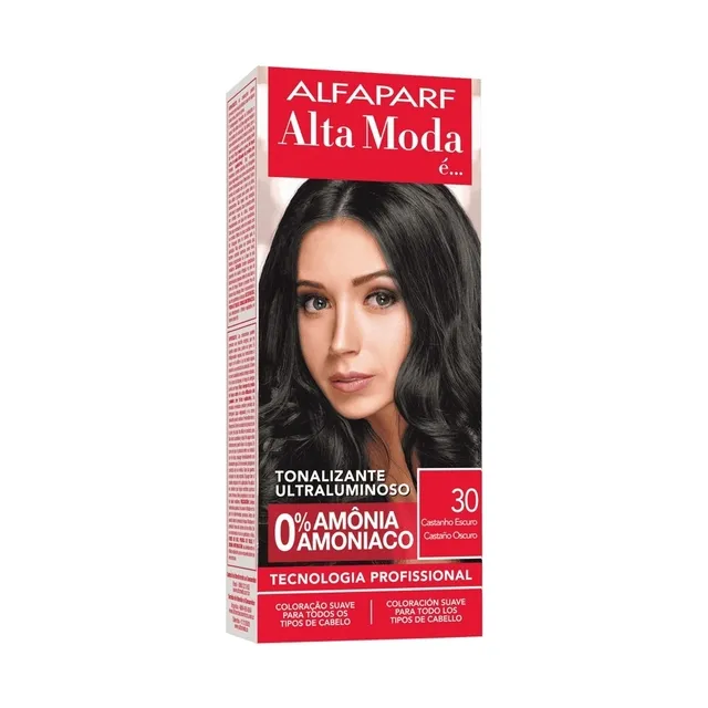 Tintura Alta Moda Tonalizante 30 Castanho Escuro