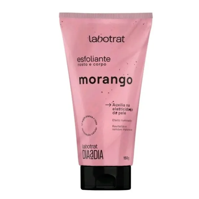Esfoliante Morango 150g Corpo e Rosto Labotrat
