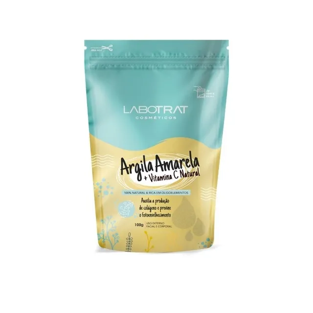 Argila 100g Labotrat Amarela Com Vitamina C