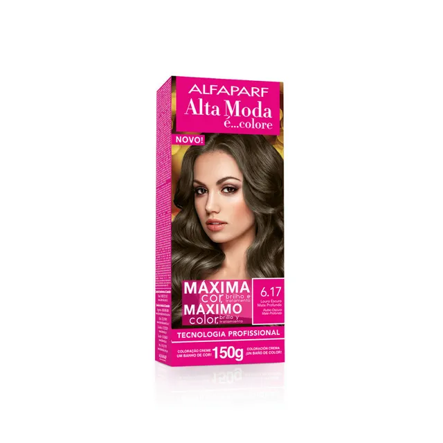 Tintura Alta Moda 6.17 Louro Escuro Mate