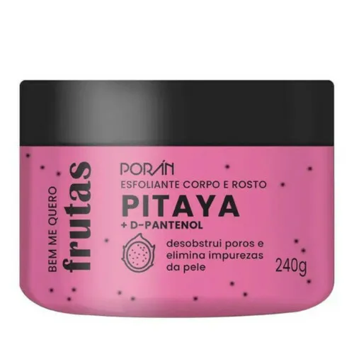 Esfoliante corpo e rosto Poran Pitaya
