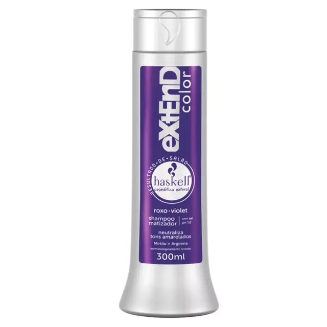 Shampoo Matizador Extend Color Roxo Violet 300ml - Haskell