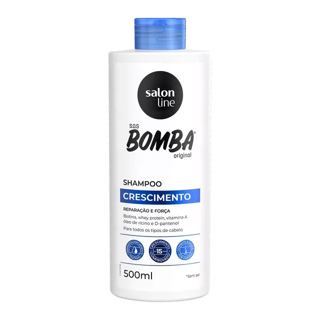 Shampoo SOS Bomba Original 500ml - Salon Line