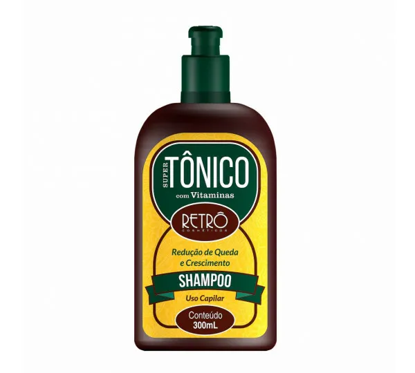 Shampoo Super Tônico Crescimento Capilar Retrô Cosméticos 300ml - Felps