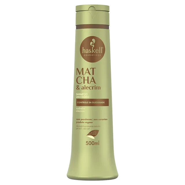 Shampoo Uso Diário Matcha & Alecrim 500ml - Haskell