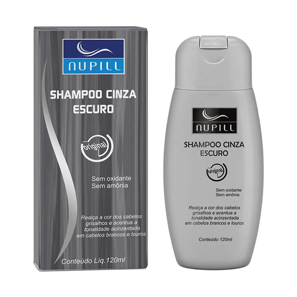 Shampoo Cinza Escuro Nupill