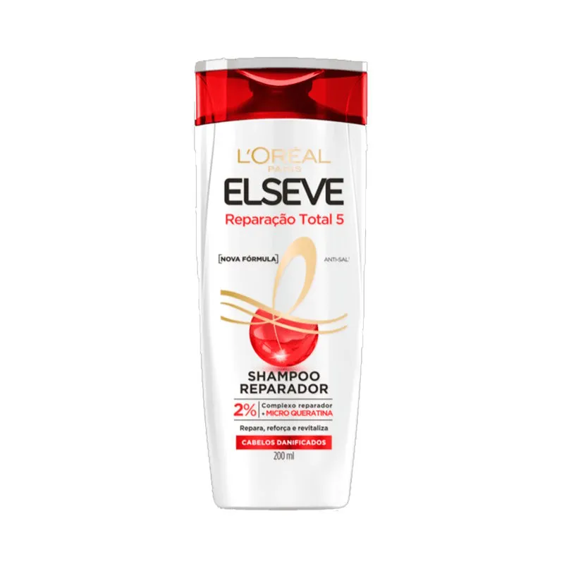 Shampoo Elseve Reparação Total 5+ 200ml