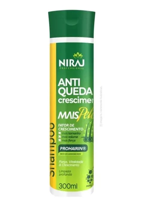 Shampoo Mais Pelo Niraj Crescimento 300ml
