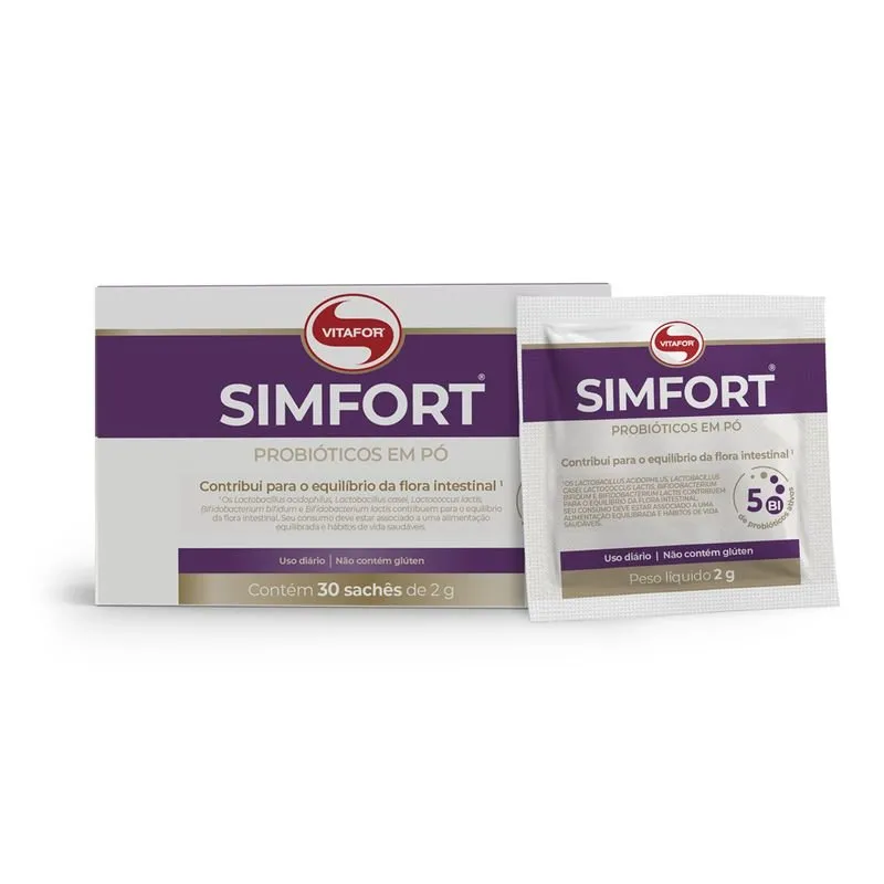 Vitafor Simfort Probiótico 30 Sachês de 20g