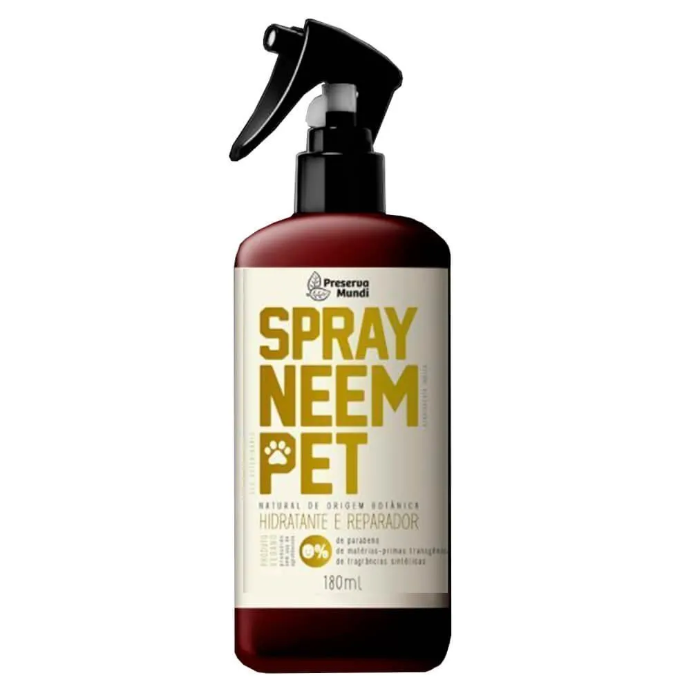 Repel Spray Neem Pet - Preserva Mundi - Frasco com 180ml