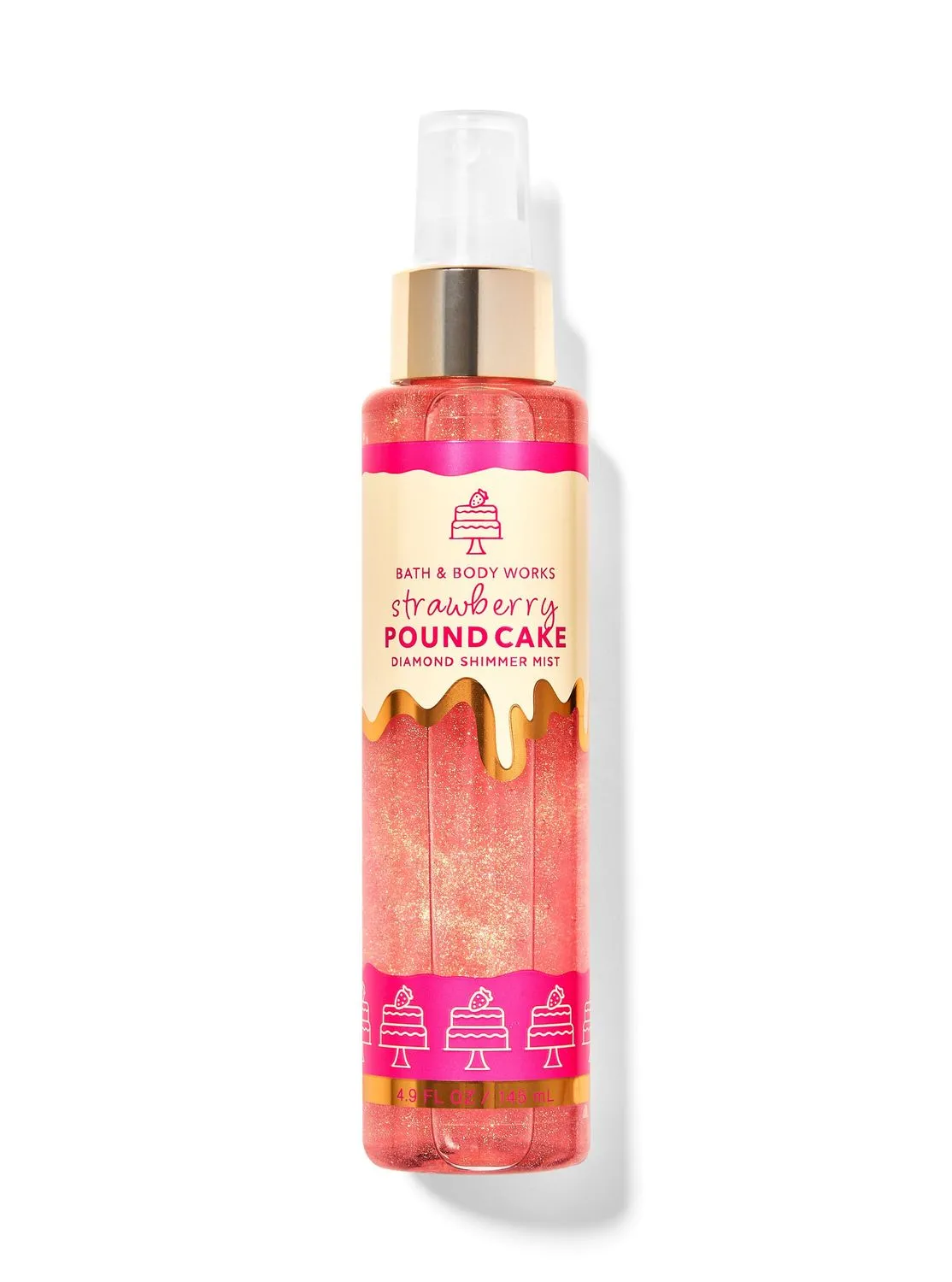 Strawberry Pound Cake Shimmer Mist Bath and Body Works