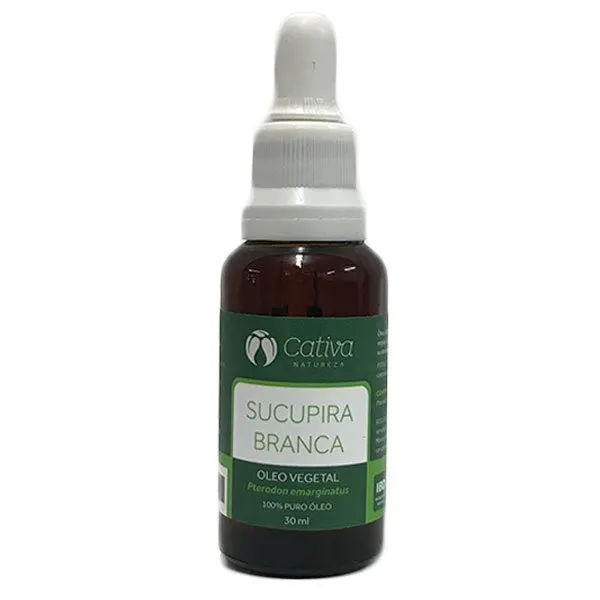 Óleo Vegetal de Sucupira Branca - Cativa - Frasco com 30ml