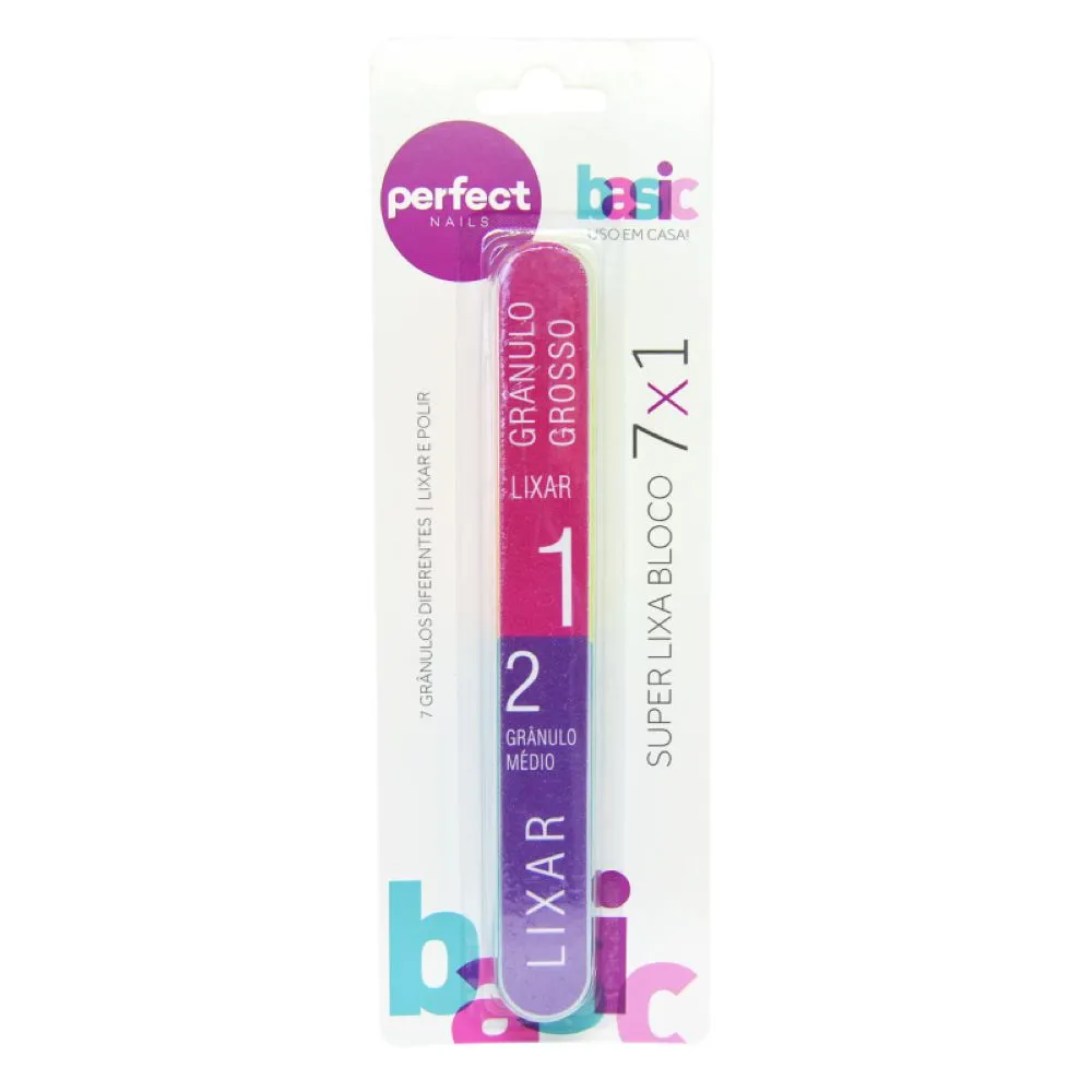 Super Lixa Bloco 7x1 Perfect Nails 134