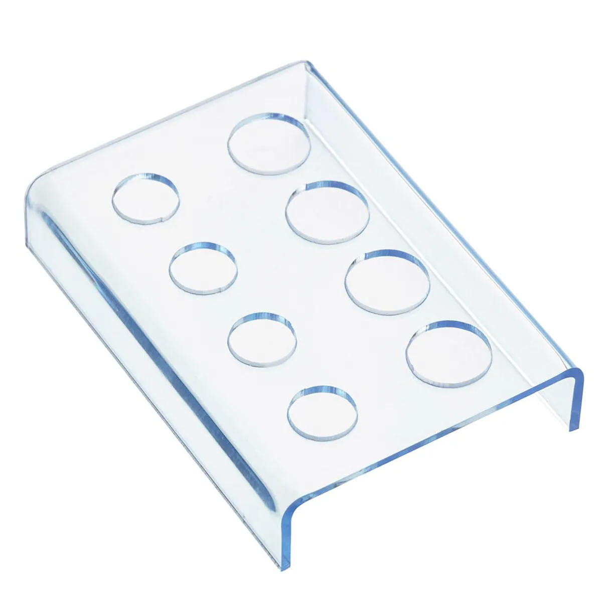 Suporte Porta Batoque Acrílico Via Beleza Transparente