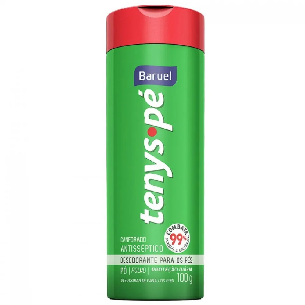Talco Tenys Pé Canforado 100g