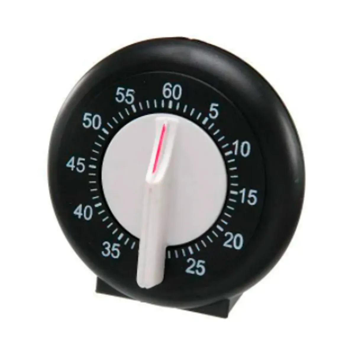 Timer Analogico Redondo 60 minutos Preto