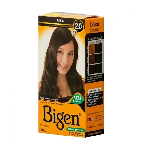 TINT.BIGEN 57/2.0 PRETO 01/6G