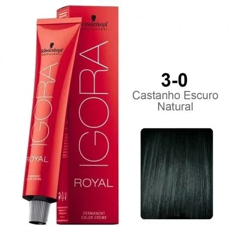 TINTA IGORA ROYAL 3.0 CASTANHO ESCURO NATURAL