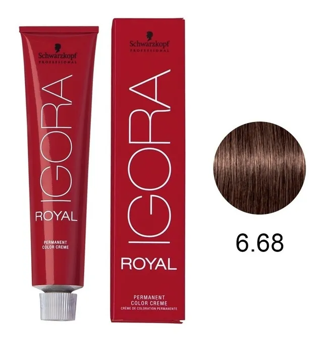 TINT.IGORA ROYAL 6.68 LOURO ESC.MARROM V