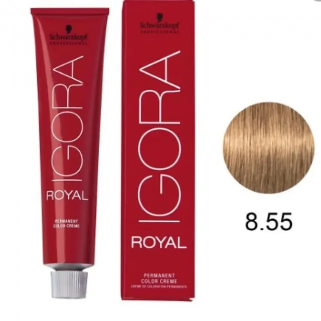 TINTA IGORA ROYAL 8.55 LOURO CLARO DOURADO EXTRA