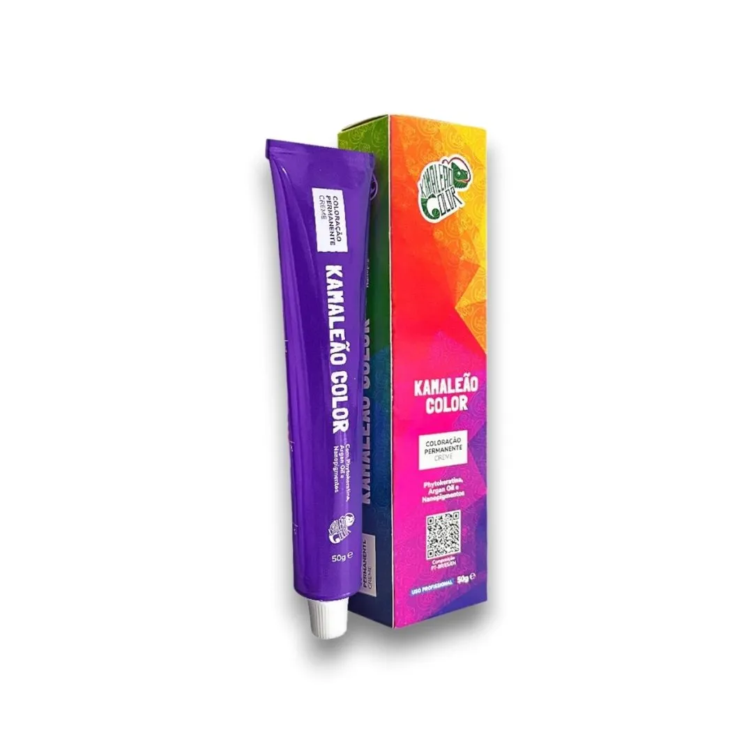 Tintura Permanente Kamalão Color 50g Preto Azulado 1.1