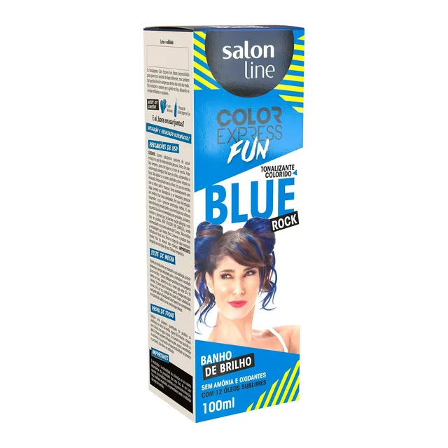 Tonalizante Color Express Fun Blue Rock 100ml - Salon Line